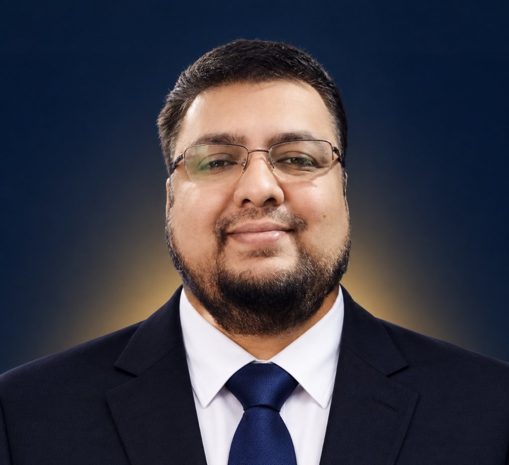M Fazal Mahmood Portrait